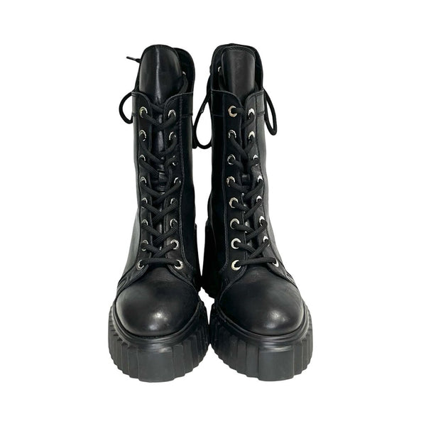 AGL Leather Combat Boots - Size 41