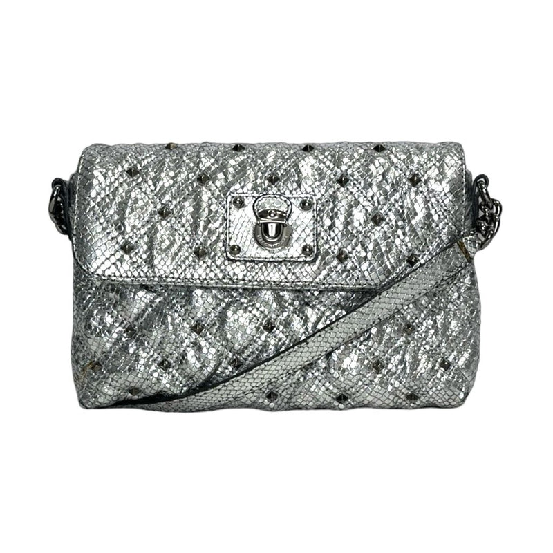 Marc Jacobs Silver Snakeskin Bag