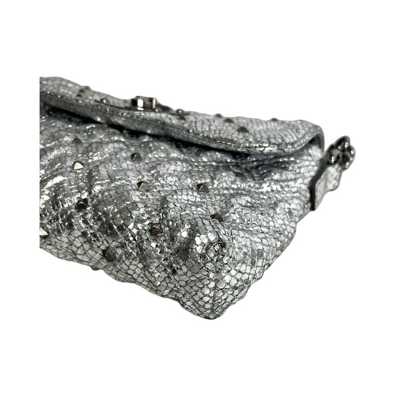 Marc Jacobs Silver Snakeskin Bag