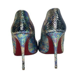 Christian Louboutin Metallic Heels - Size 38