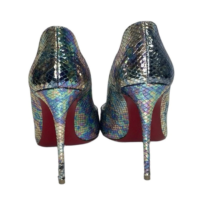 Christian Louboutin Metallic Heels - Size 38