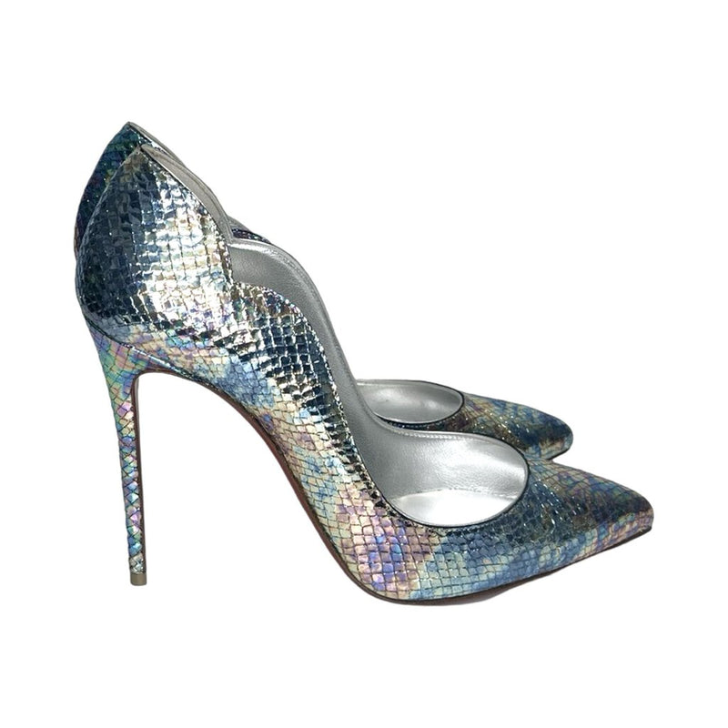 Christian Louboutin Metallic Heels - Size 38