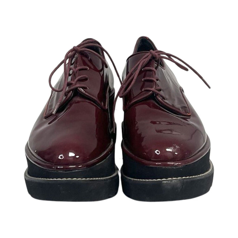 Stuart Weitzman Burgundy Platform Oxfords - Size 8