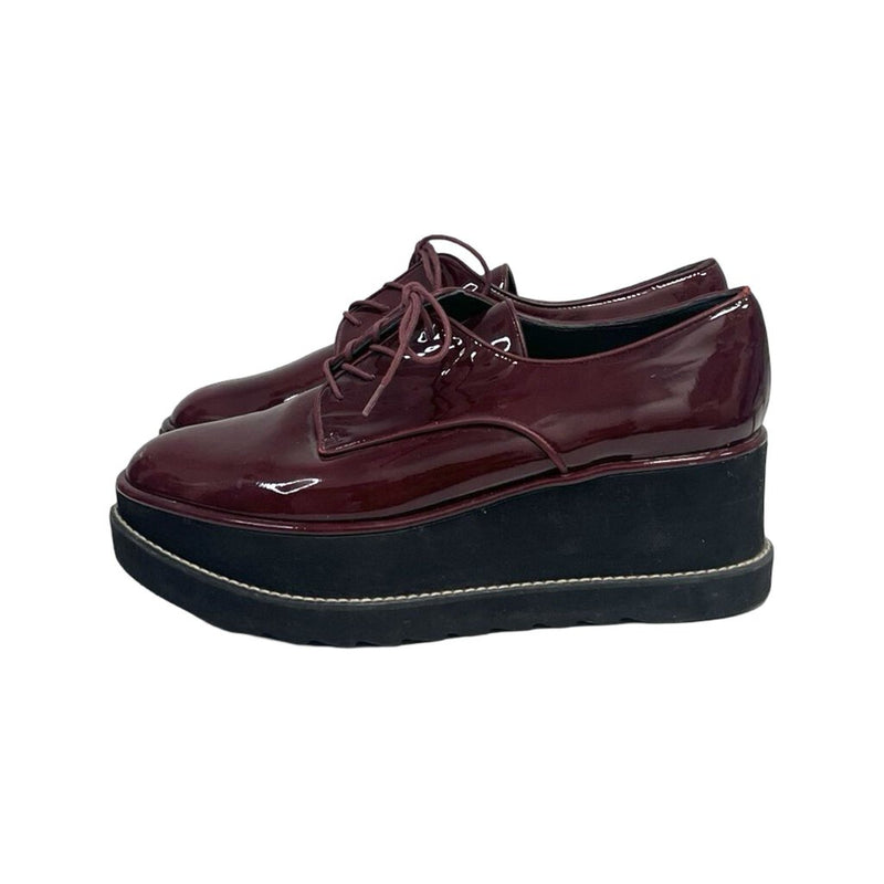 Stuart Weitzman Burgundy Platform Oxfords - Size 8