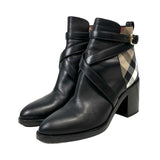 Burberry "Pryle Block Heel Bootie" - Size 38