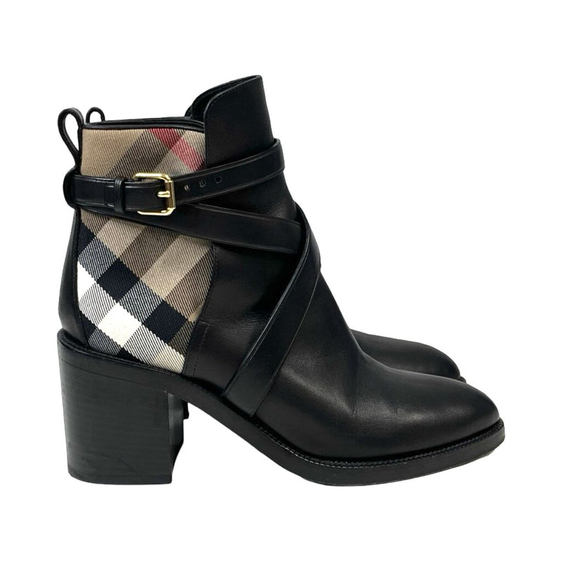 Burberry "Pryle Block Heel Bootie" - Size 38