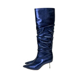 Christian Louboutin Patent Leather Boots - Size 38
