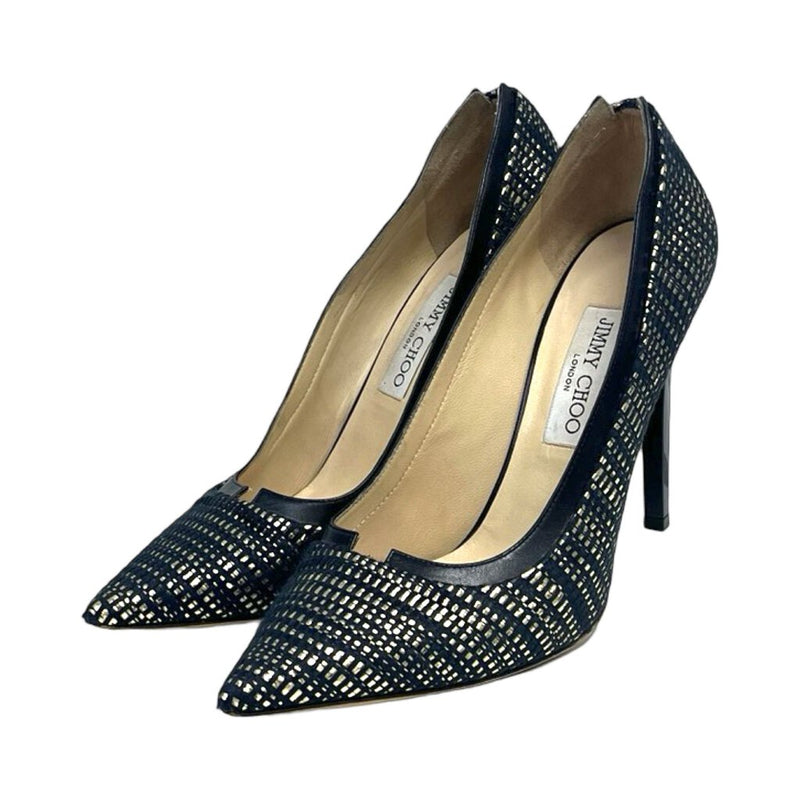 Jimmy Choo Woven Heels - Size 39.5