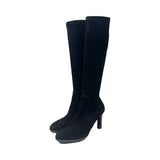 Aquatalia Black Suede Boots - Size 7