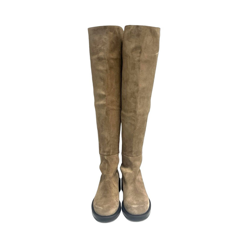 Stuart Weitzman "5050 Bold Suede Over The Knee Boots" - Size 7