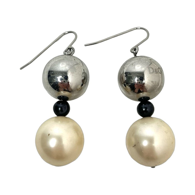 D & G Faux Pearl Earrings