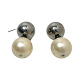 D & G Faux Pearl Earrings