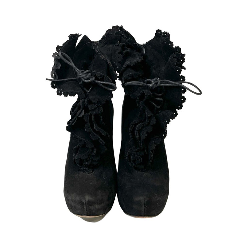 Alaia Suede Booties - Size 37.5