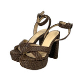 Veronica Beard "Lalana Woven Platform" Heels - Size 7