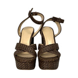 Veronica Beard "Lalana Woven Platform" Heels - Size 7