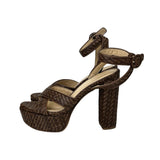 Veronica Beard "Lalana Woven Platform" Heels - Size 7