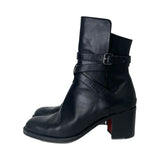 Christian Louboutin "Karistrap 70 Calf" Boots - Size 38.5