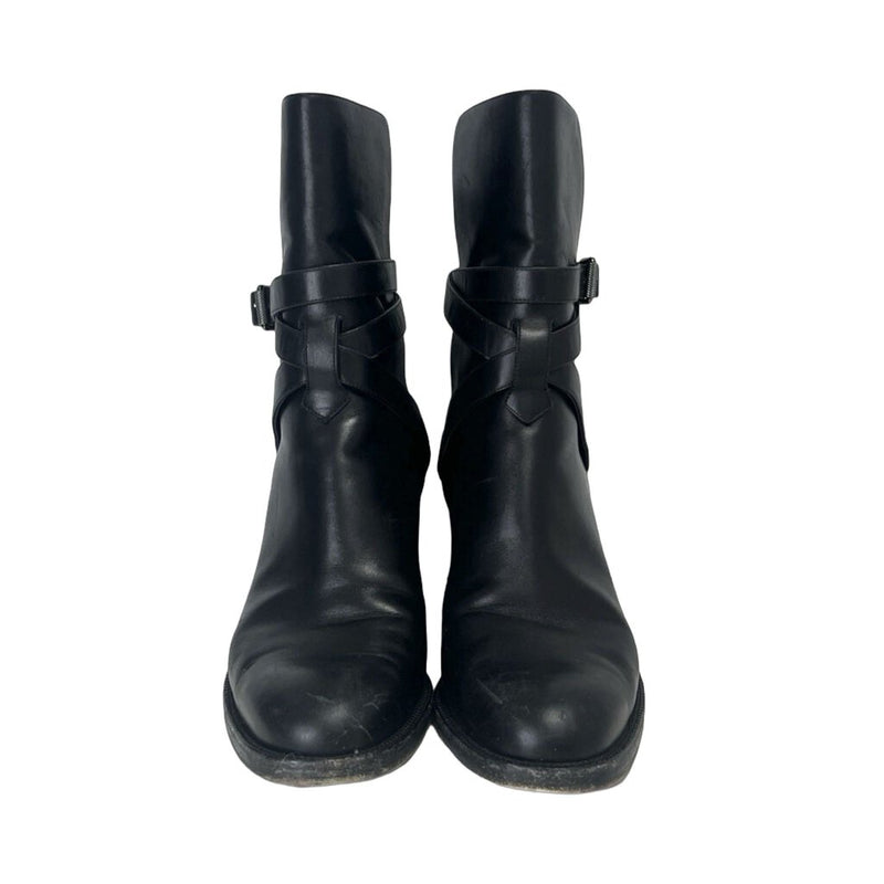Christian Louboutin "Karistrap 70 Calf" Boots - Size 38.5