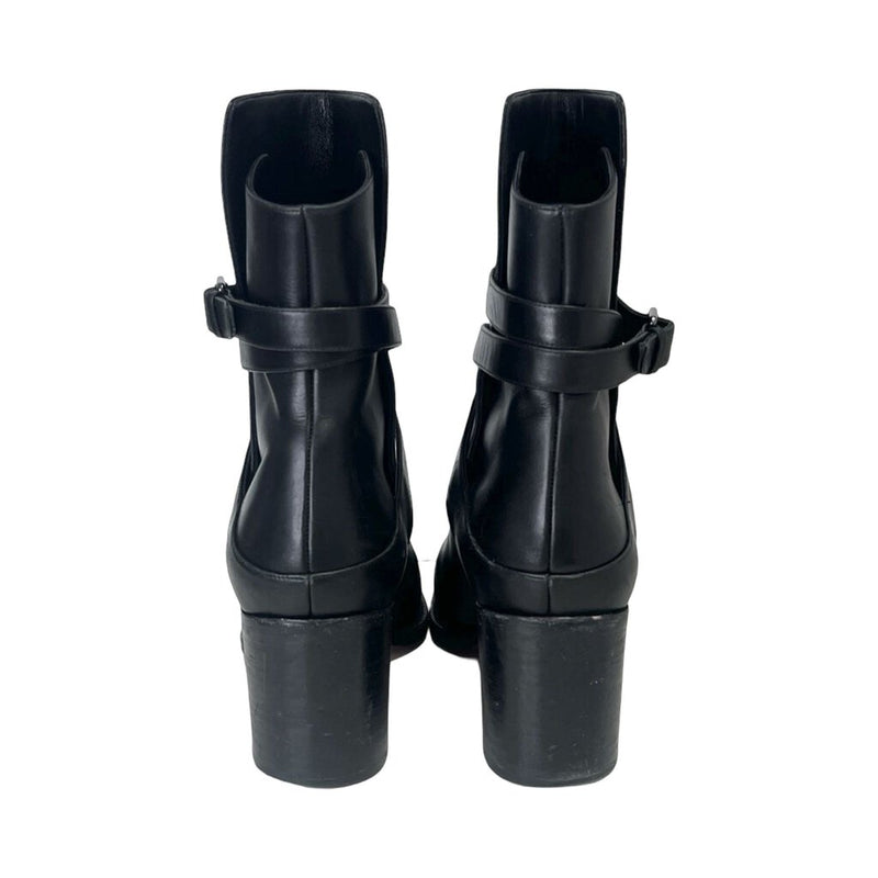 Christian Louboutin "Karistrap 70 Calf" Boots - Size 38.5