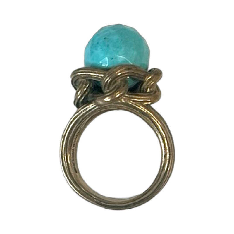 Stephen Dweck Turquoise Ring - Size 7