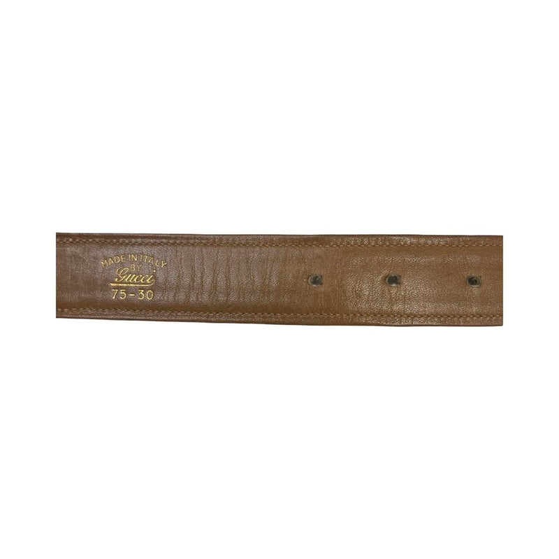 Gucci Vintage Monogram Canvas Belt - Size 75/30
