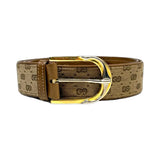 Gucci Vintage Monogram Canvas Belt - Size 75/30
