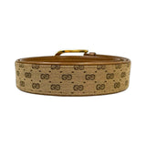 Gucci Vintage Monogram Canvas Belt - Size 75/30