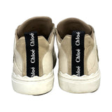 Chloe "Lauren Logo Low Top Platform" Sneakers - Size 39