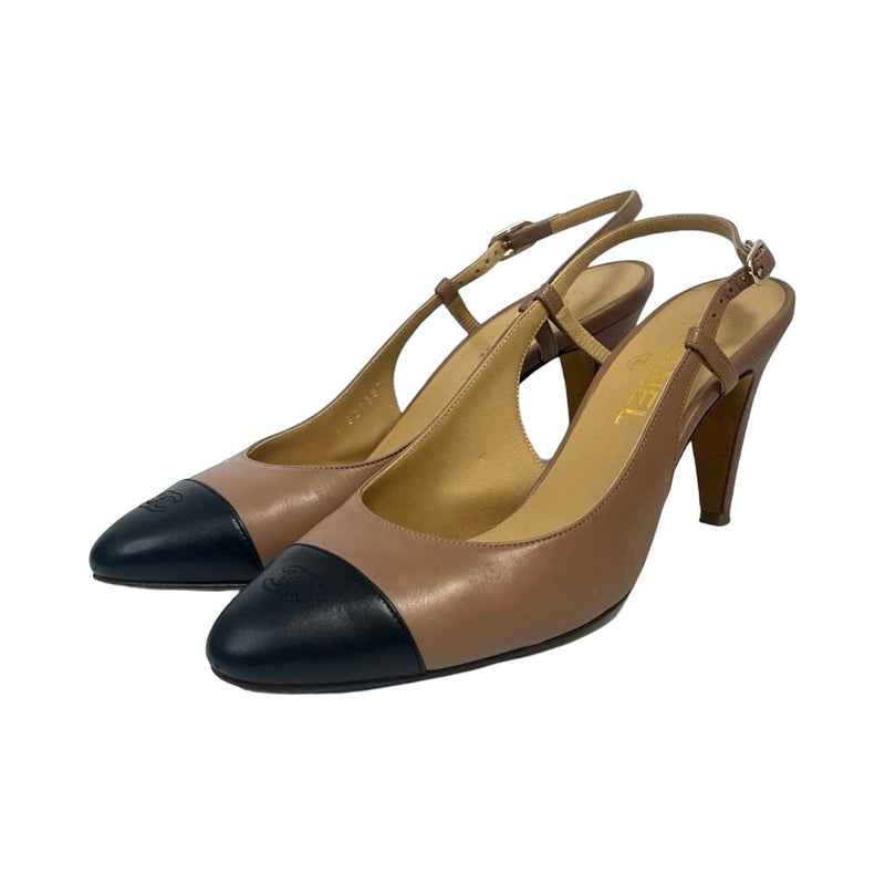 Chanel Cap Toe Heels - Size 37.5