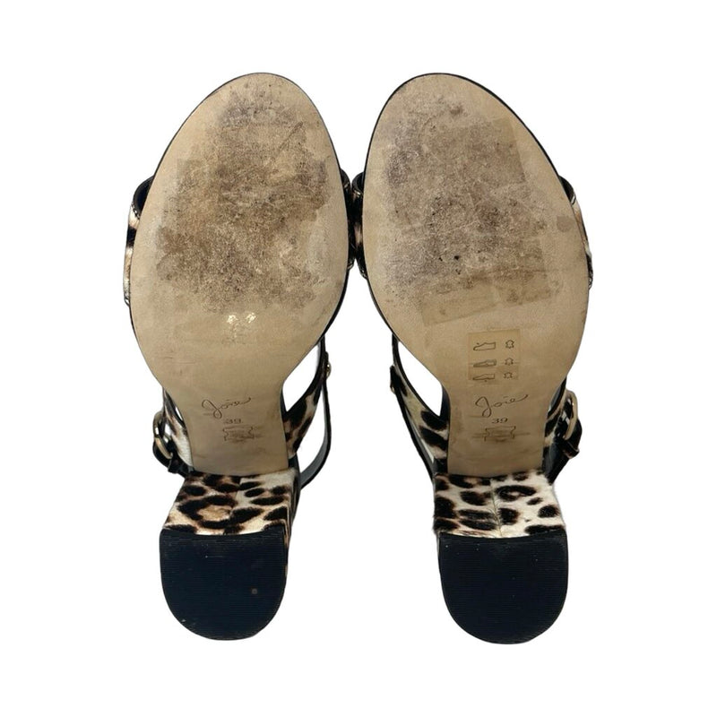 Joie Leopard Print Heels - Size 39