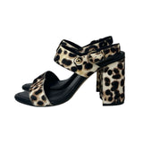 Joie Leopard Print Heels - Size 39