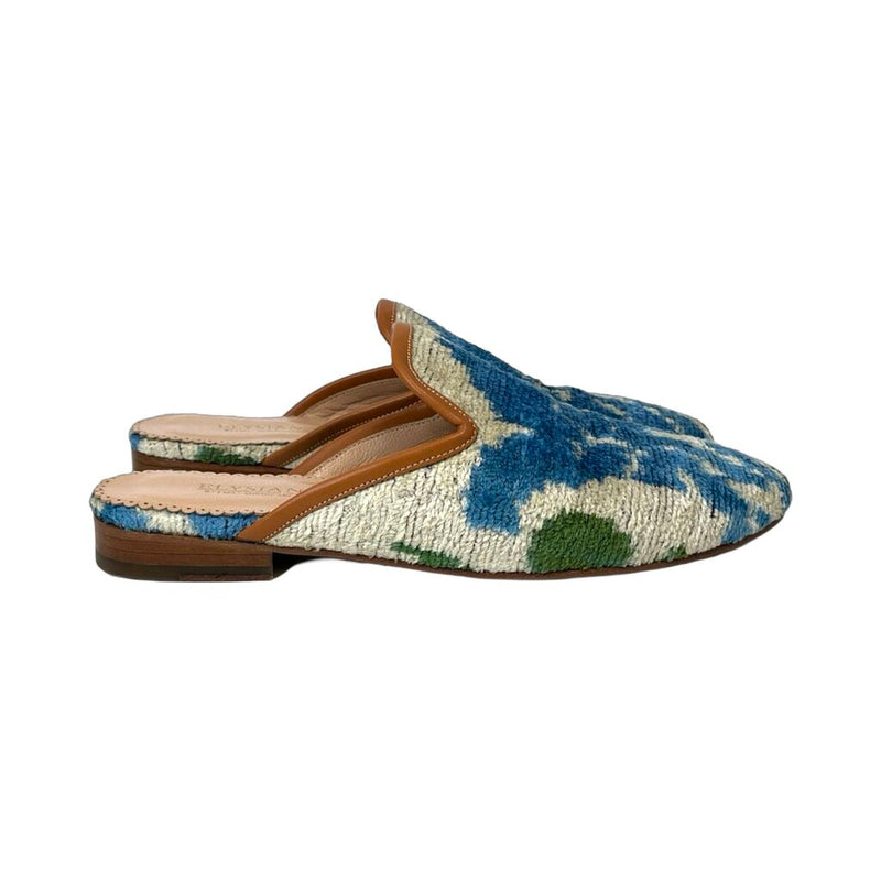 Elysian Velvet Slides - Size 38