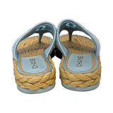 Chanel Espadrille Flip-Flops - Size 38