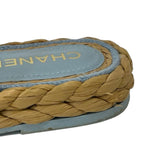 Chanel Espadrille Flip-Flops - Size 38