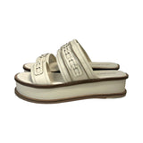 Kelsi Dagger Leather Platform Wedges - Size 9.5