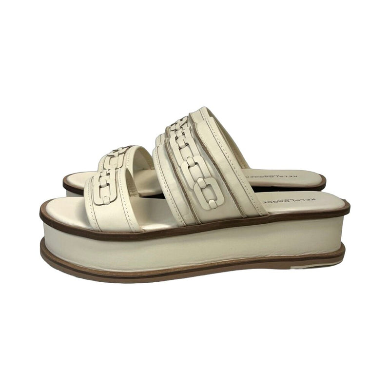 Kelsi Dagger Leather Platform Wedges - Size 9.5