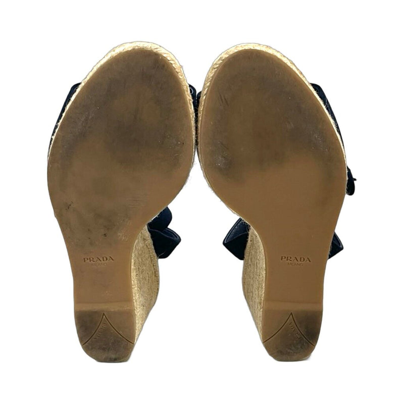 Prada Espadrille Wedges - Size 37