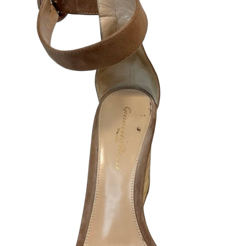 Gianvito Rossi Suede Wedges - Size 36.5