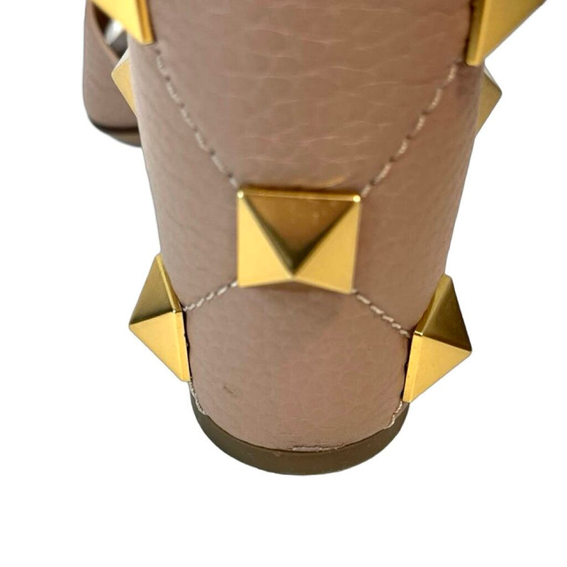 Valentino "Rockstud Block Heel Sandals" - Size 36.5