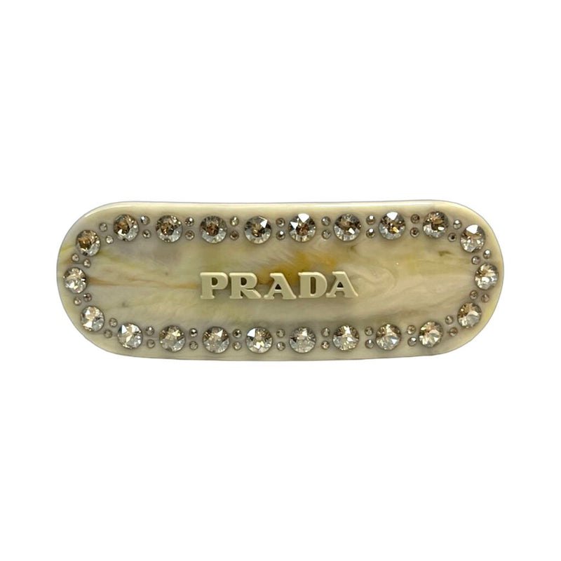 Prada Embellished Hair Clip