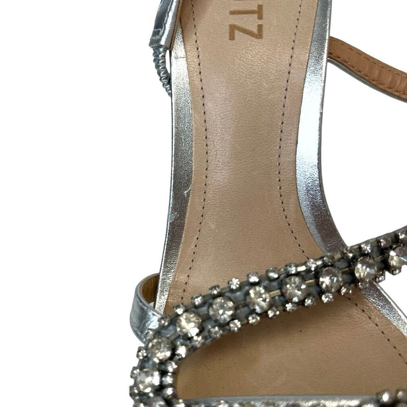 Schutz Rhinestone Snake Heels - Size 8.5