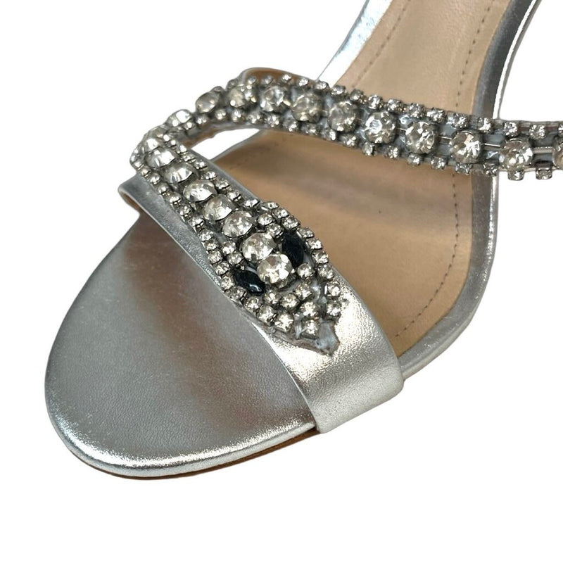 Schutz Rhinestone Snake Heels - Size 8.5