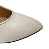 Gucci "Web Accent Leather Sling Backs" - Size 38