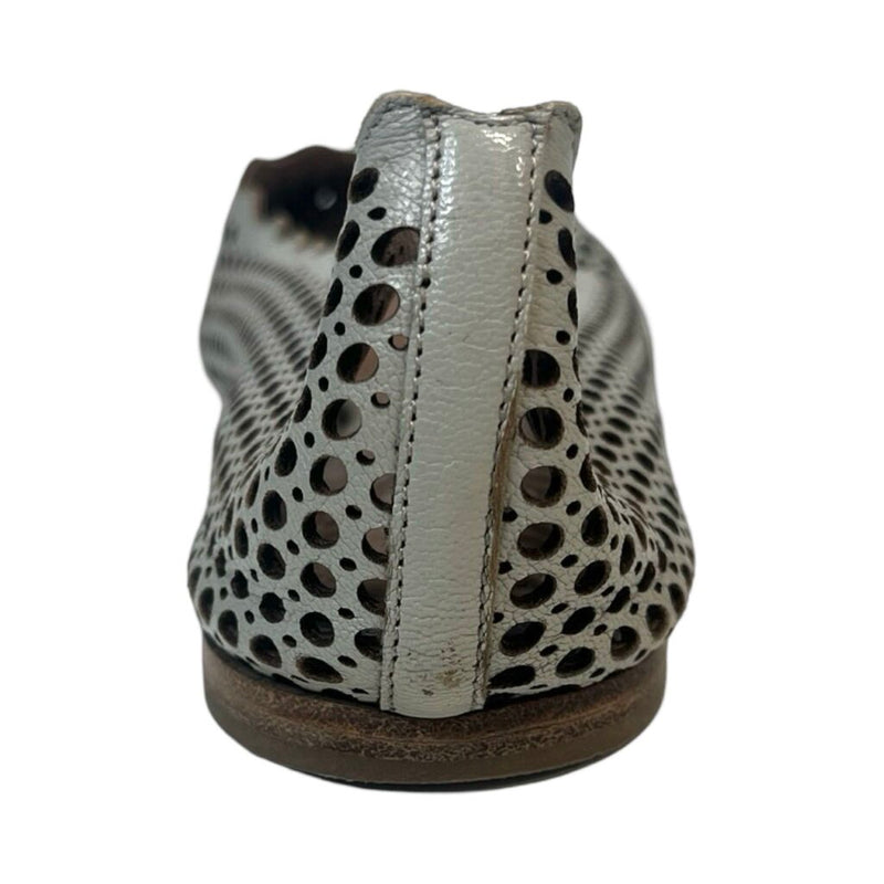 Chloe Perforated Ballerina Flats - Size 38.5