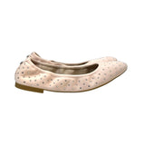 Stuart Weitzman "Bling Embellished Suede Ballet Flats" - Size 6
