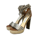 Jimmy Choo Rope-Tie Platform Heels - Size 39