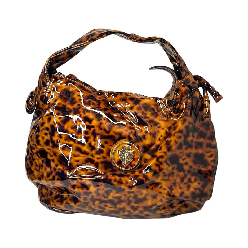 Gucci Patent Leather "Hysteria Hobo" Bag