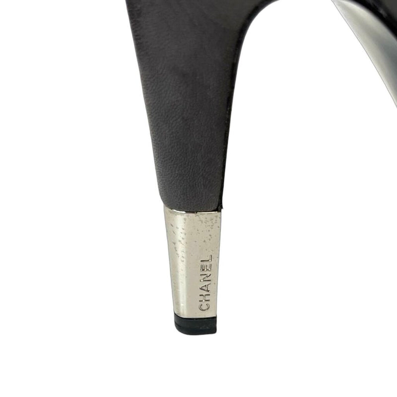 Chanel Cap Toe T-Strap Heels - Size 38
