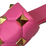 Valentino Roman Stud Slide Sandals - Size 38