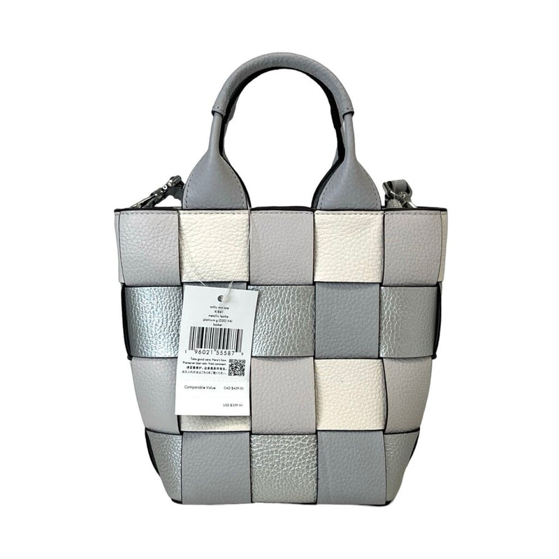 Kate Spade "Basket Metallic Mini Tote" Bag
